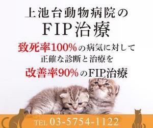 Hide_Y (user_rsd)さんの動物病院のサイトで使用する　FIP治療のバナーへの提案