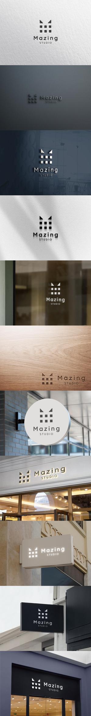 wato (wato1)さんの明治神宮前、表参道エリアにある音楽スタジオ「Mazing」のロゴへの提案