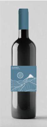 FUJI (fuzifuzi)さんのロサンゼルスの日本酒「Summit」のラベルへの提案