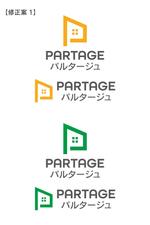 KT (KANJI01)さんの障がい者向けグループホーム「パルタージュ」のロゴ作成への提案