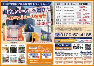 soL design (sol_design01)さんのトランクルーム物件自販機に設置するチラシデザイン作成への提案