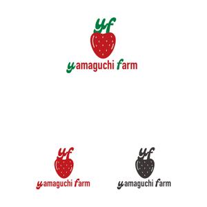 miv design atelier (sm3104)さんの山口いちご園「yamaguchi farm」のロゴ作成依頼への提案