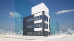 rec recreaxon (CROSSR)さんの3階建テナントビルの外観デザインへの提案