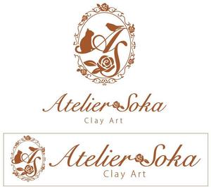 toro ()さんのお花やミニチュア雑貨製作を手がけるクレイアート（樹脂粘土）工房のロゴ制作への提案
