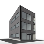 MiyabiDesign (MD-office)さんの3階建テナントビルの外観デザインへの提案