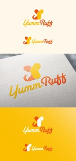 GERAWORKS (GERAWORKS)さんのワンちゃん用ミールキットの商品ロゴ「YummRuff [ヤムラフ]」への提案