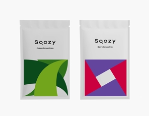 YD_STUDIO (iam_uma)さんの冷凍スムージー「SQOZY」の商品パッケージデザイン作成依頼への提案