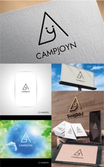 k_31 (katsu31)さんのアウトドアブランド「CAMPJOYN」のロゴ作成への提案