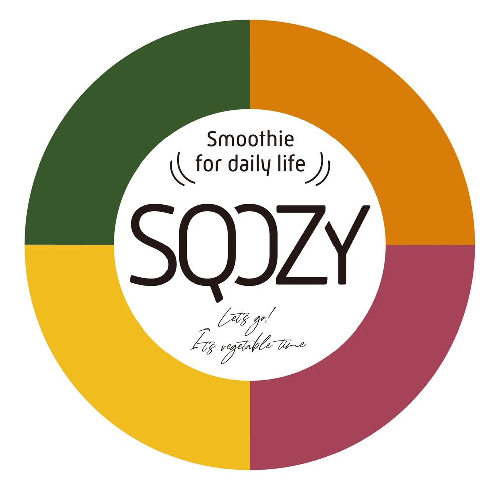 冷凍スムージー「SQOZY」の商品パッケージデザイン作成依頼
