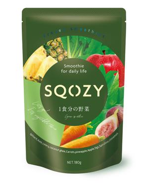 S O B A N I graphica (csr5460)さんの冷凍スムージー「SQOZY」の商品パッケージデザイン作成依頼への提案