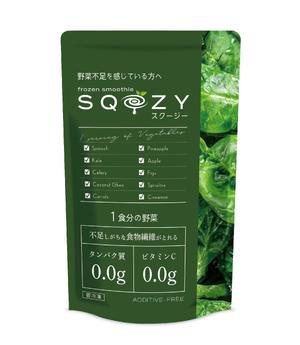 blue island (blueisland)さんの冷凍スムージー「SQOZY」の商品パッケージデザイン作成依頼への提案