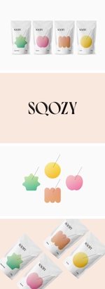 MarkFly™ (MarkFly)さんの冷凍食品ブランド「SQOZY（スクージー）」のロゴ作成依頼への提案