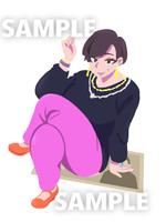 ののの (no_no_no)さんのセレブで派手なおばちゃんのイラストを募集しますへの提案