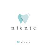 koo2 (koo-d)さんの歯のホワイトニングのサービス「niente」ロゴへの提案