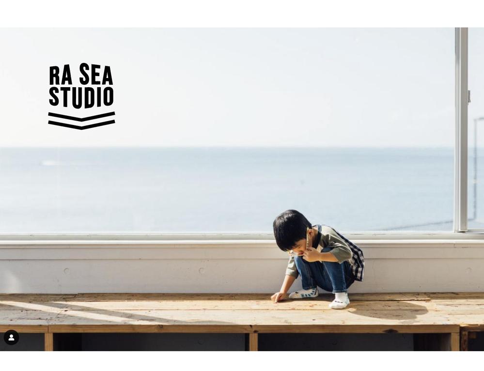 家族写真スタジオ「Ra Sea studio」のロゴ