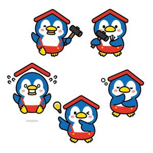 mu_cha (mu_cha)さんの外装専門店スミタイのペンギンキャラクターのリニューアルへの提案