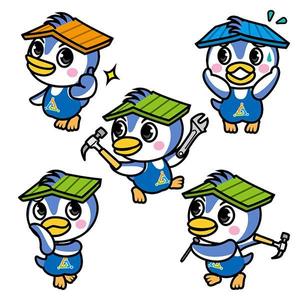 ISSOKU (kazunori131)さんの外装専門店スミタイのペンギンキャラクターのリニューアルへの提案