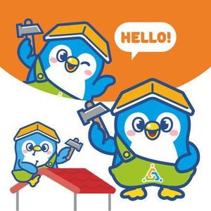 D-Cafe　 (D-Cafe)さんの外装専門店スミタイのペンギンキャラクターのリニューアルへの提案