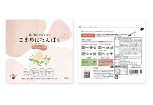 Krea (krea_design)さんの植物性プロテイン「こまめにたんぱく」のパッケージデザイン　※リニューアルへの提案