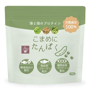 LeBB_23 (LeBB_23)さんの植物性プロテイン「こまめにたんぱく」のパッケージデザイン　※リニューアルへの提案