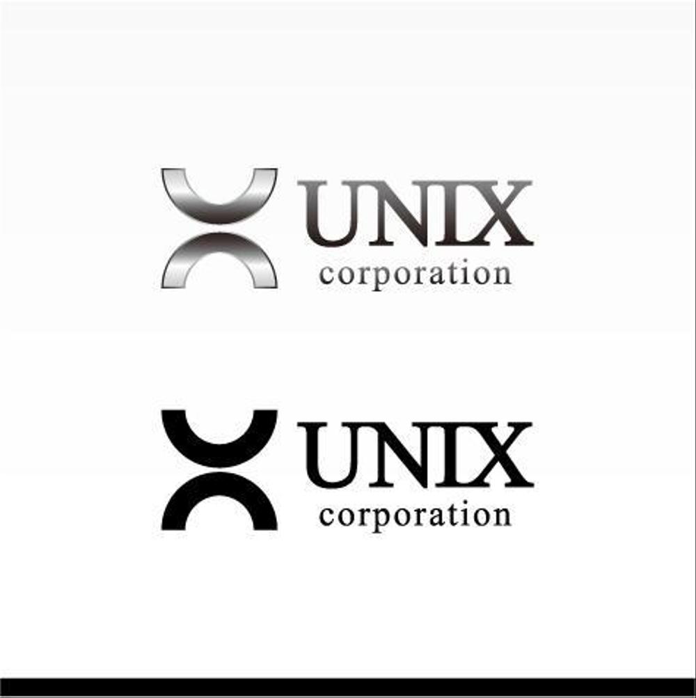 自動車販売、自動車輸出入の会社「ＵＮＩＸ　　　」のロゴ作成