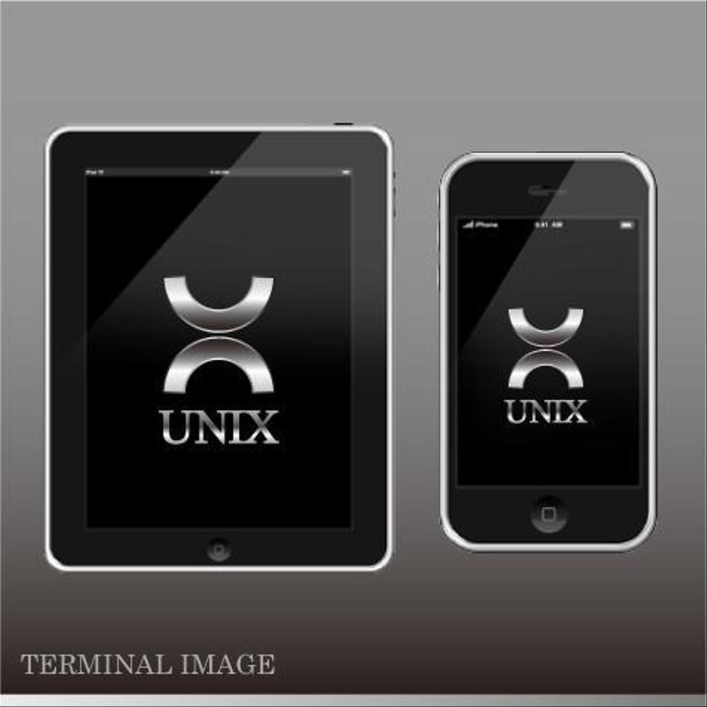 自動車販売、自動車輸出入の会社「ＵＮＩＸ　　　」のロゴ作成