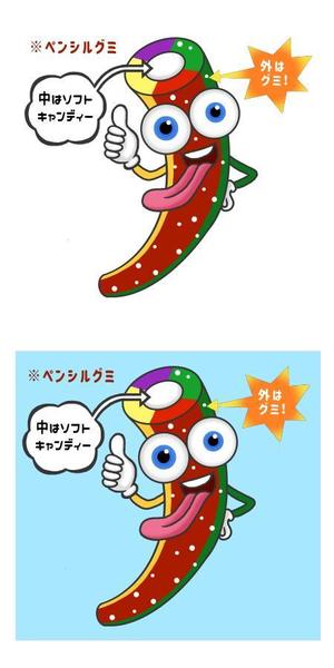 Cutiefunny (megu01)さんの海外グミの商品POPに使用するキャラクターイラストへの提案