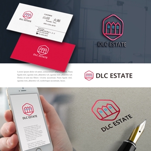 drkigawa (drkigawa)さんの賃貸物件管理部門『DLC ESTATE』のロゴへの提案