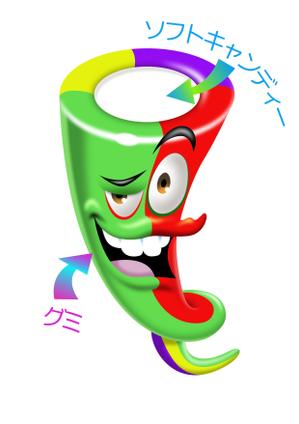 tamatsune (tamatsune)さんの海外グミの商品POPに使用するキャラクターイラストへの提案