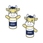 Asaminet (asaminet)さんのオンライン販売　プリン　シール　デザイン　かわいい　ジャージー牛への提案