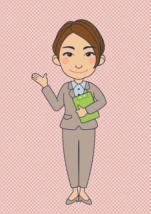 ブージャム (boojum)さんの保険募集人のキャラクターデザイン（ネームプレート用）への提案