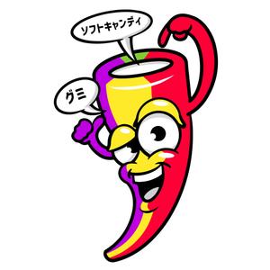 HARURU (HARURU)さんの海外グミの商品POPに使用するキャラクターイラストへの提案