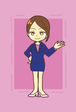 橙　ころも (daidaikoromo)さんの保険募集人のキャラクターデザイン（ネームプレート用）への提案