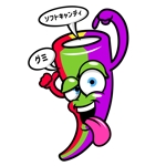 HARURU (HARURU)さんの海外グミの商品POPに使用するキャラクターイラストへの提案