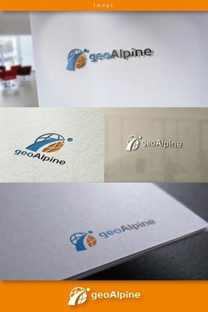 coco design (tomotin)さんの温泉熱活用「geoAlpine（ジオアルピーヌ）合同会社」のロゴへの提案