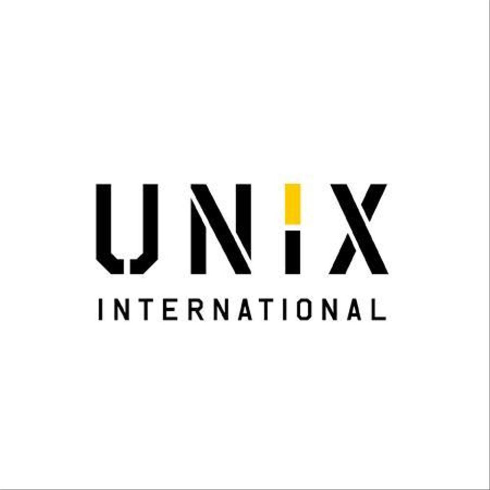 自動車販売、自動車輸出入の会社「ＵＮＩＸ　　　」のロゴ作成