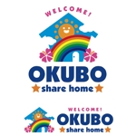 oo_design (oo_design)さんの「OKUBO share home☆」のロゴ作成への提案