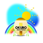 tobosukeさんの「OKUBO share home☆」のロゴ作成への提案