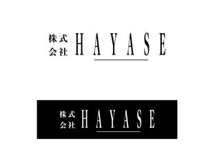 tukasagumi (tukasagumi)さんの「株式会社HAYASE」のロゴ作成依頼への提案