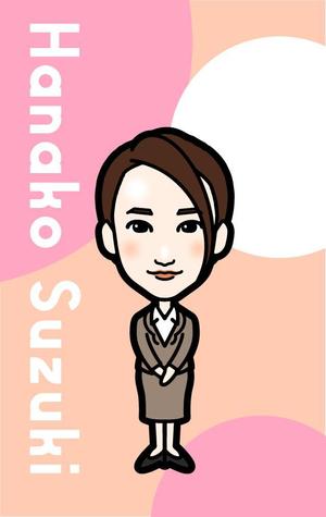 HARURU (HARURU)さんの保険募集人のキャラクターデザイン（ネームプレート用）への提案