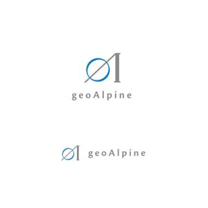 スタジオきなこ (kinaco_yama)さんの温泉熱活用「geoAlpine（ジオアルピーヌ）合同会社」のロゴへの提案