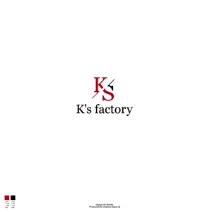 red3841 (red3841)さんの建設会社「K's factory」のロゴへの提案