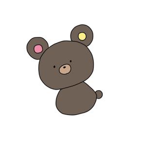 chame(ちゃめ) (6000f32b5bf54)さんの韓国マカロン専門店「mindeulle」クマのキャラクターデザインへの提案