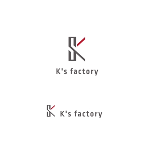 スタジオきなこ (kinaco_yama)さんの建設会社「K's factory」のロゴへの提案