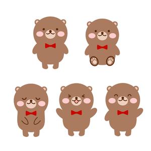 mln888さんの韓国マカロン専門店「mindeulle」クマのキャラクターデザインへの提案