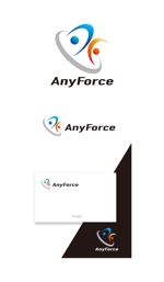 serve2000 (serve2000)さんの人材やテクノロジー会社「ANYFORCE」のロゴ作成への提案