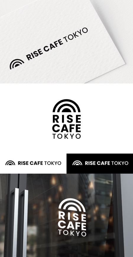 tonica (Tonica01)さんのデリ・カフェのお店　「RISE CAFE TOKYO」のロゴ作成への提案