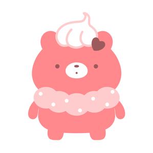 たづ (tadu_3)さんの韓国マカロン専門店「mindeulle」クマのキャラクターデザインへの提案