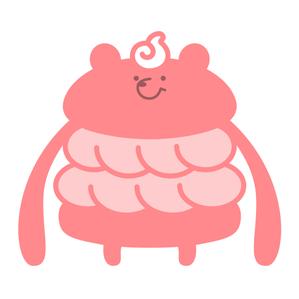 たづ (tadu_3)さんの韓国マカロン専門店「mindeulle」クマのキャラクターデザインへの提案