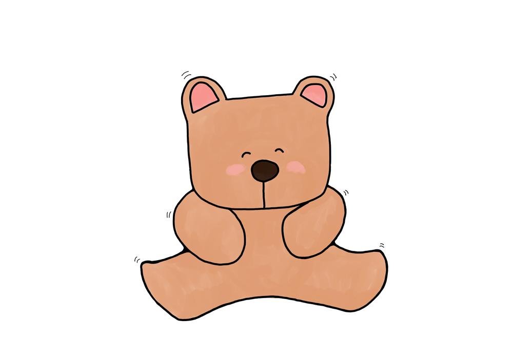 韓国マカロン専門店「mindeulle」クマのキャラクターデザイン